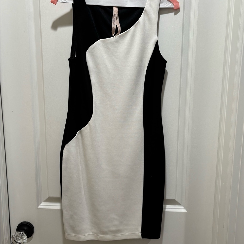 Bailey 44 Elegant Black and White Dress